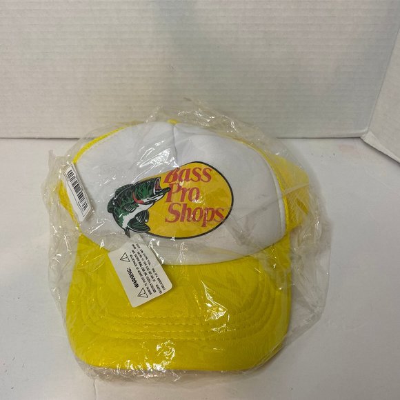 Bass Pro Shops Other - NEW Bass Pro Shops Hat Yellow  Mesh SnapBack  Fishing Outdoor  Truckers Cap Hat